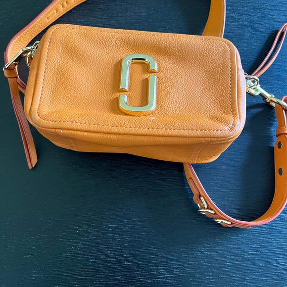 Marc Jacobs Snapshot-Orange leather bag - Picture 4 of 7